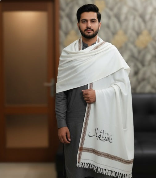 Custom Name Winter Shawls|white 3